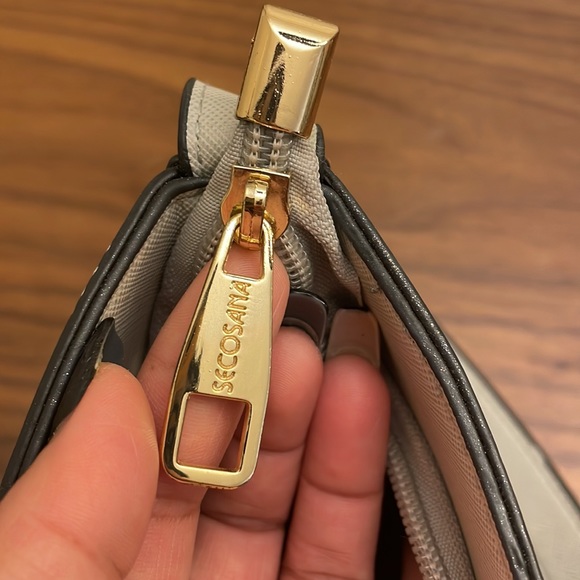 Hand bag Secosana color gray in good condition prelove - Picture 4 of 4